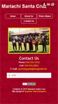 Mobile Screenshot of mariachisantacruz.com
